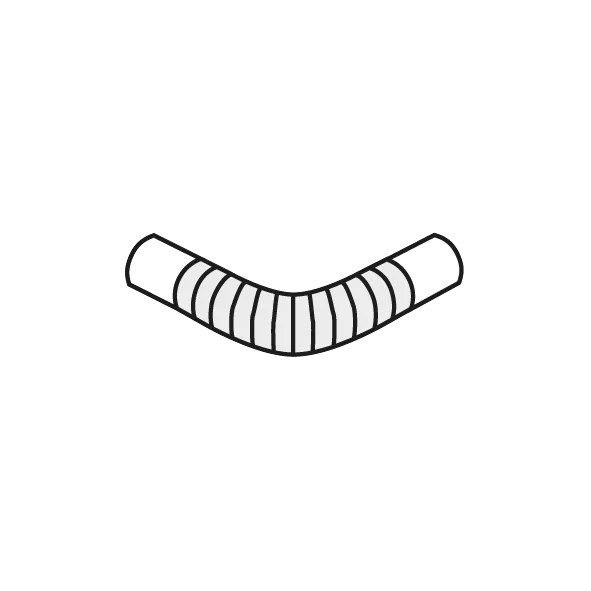Schrumpfband Rohrbogen